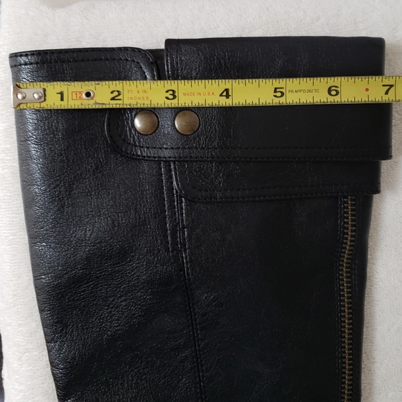 Paul Green Munchen Austria Black Leather Women's tall boots size 8.5 - Picture 12 of 16